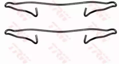 PFK215 TRW Комплектующие, колодки дискового тормоза