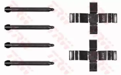 PFK234 TRW Комплектующие, колодки дискового тормоза