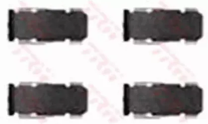 PFK272 TRW Комплектующие, колодки дискового тормоза