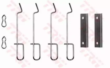 PFK287 TRW Комплектующие, колодки дискового тормоза