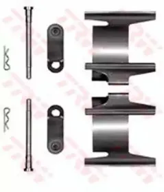 PFK298 TRW Комплектующие, колодки дискового тормоза