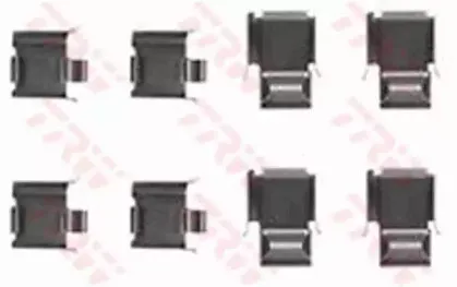 PFK315 TRW Комплектующие, колодки дискового тормоза