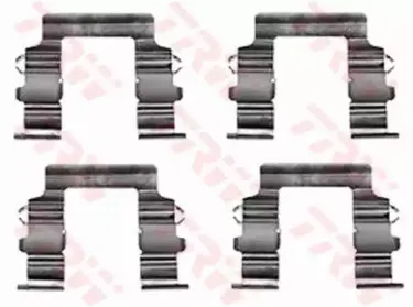 PFK336 TRW Комплектующие, колодки дискового тормоза