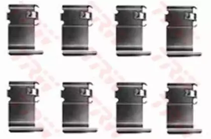 PFK337 TRW Комплектующие, колодки дискового тормоза