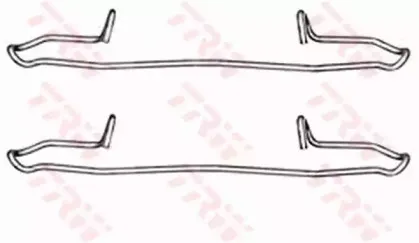 PFK349 TRW Комплектующие, колодки дискового тормоза