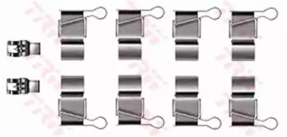 PFK363 TRW Комплектующие, колодки дискового тормоза