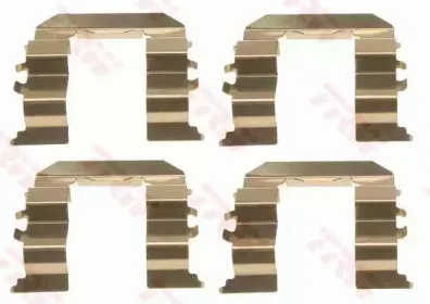 PFK406 TRW Комплектующие, колодки дискового тормоза