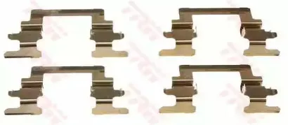 PFK431 TRW Комплектующие, колодки дискового тормоза