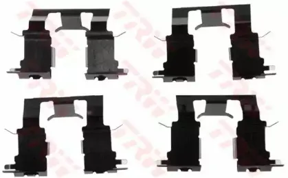 PFK512 TRW Комплектующие, колодки дискового тормоза