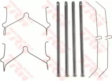 PFK549 TRW Комплектующие, колодки дискового тормоза