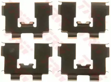 PFK564 TRW Комплектующие, колодки дискового тормоза