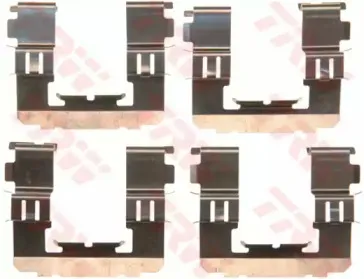 PFK582 TRW Комплектующие, колодки дискового тормоза
