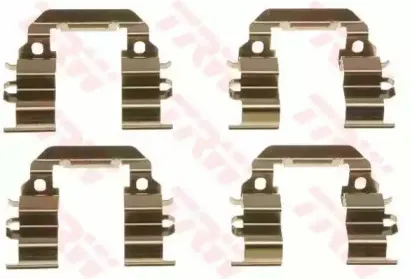 PFK619 TRW Комплектующие, колодки дискового тормоза