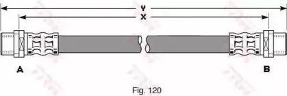 PHA344 TRW Тормозной шланг