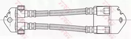 PHA496 TRW Тормозной шланг