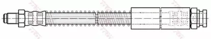 PHB185 TRW Тормозной шланг