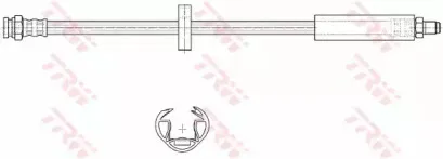 PHB189 TRW Тормозной шланг