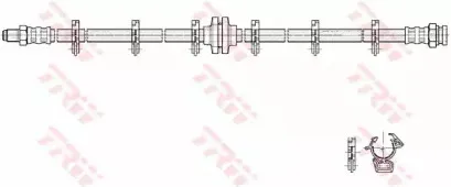 PHB223 TRW Тормозной шланг