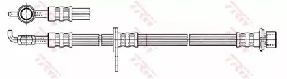 PHD925 TRW Тормозной шланг