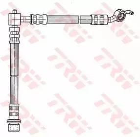 PHD931 TRW Тормозной шланг