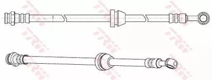 PHD947 TRW Тормозной шланг