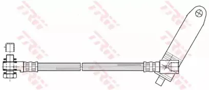 PHD951 TRW Тормозной шланг