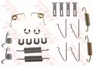 SFK243 TRW Комплектующие, тормозная колодка