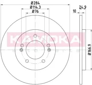 103175 KAMOKA Тормозной диск
