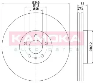 103297 KAMOKA Тормозной диск