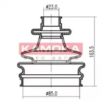 1146224 KAMOKA Пыльник, приводной вал