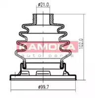 1148094 KAMOKA Пыльник, приводной вал