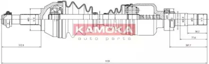 CT1138916A KAMOKA Приводной вал