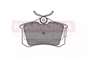 JQ1011082 KAMOKA Комплект тормозных колодок, дисковый тормоз