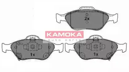 JQ101137 KAMOKA Комплект тормозных колодок, дисковый тормоз