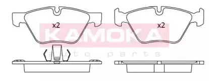 JQ101175 KAMOKA Комплект тормозных колодок, дисковый тормоз
