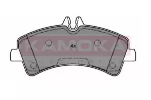 JQ1012088 KAMOKA Комплект тормозных колодок, дисковый тормоз