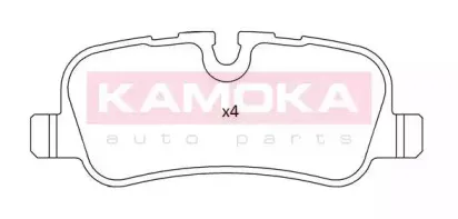 JQ101211 KAMOKA Комплект тормозных колодок, дисковый тормоз