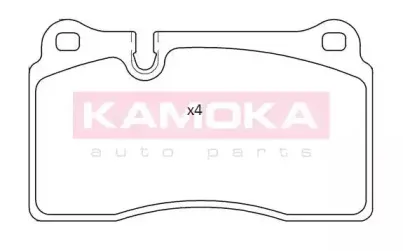 JQ101215 KAMOKA Комплект тормозных колодок, дисковый тормоз