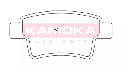 JQ101220 KAMOKA Комплект тормозных колодок, дисковый тормоз