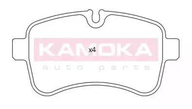 JQ101224 KAMOKA Комплект тормозных колодок, дисковый тормоз