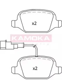 JQ101242 KAMOKA Комплект тормозных колодок, дисковый тормоз