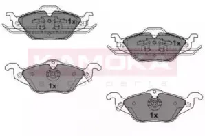 JQ1012586 KAMOKA Комплект тормозных колодок, дисковый тормоз