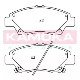JQ101267 KAMOKA Комплект тормозных колодок, дисковый тормоз