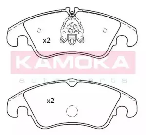 JQ101298 KAMOKA Комплект тормозных колодок, дисковый тормоз