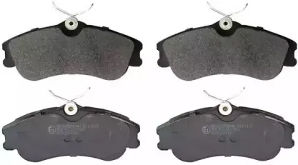 B110115 DENCKERMANN Комплект тормозных колодок, дисковый тормоз