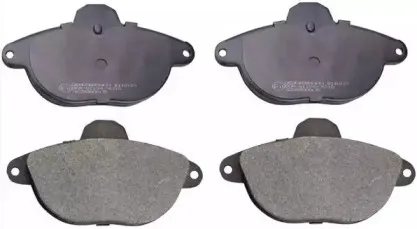 B110124 DENCKERMANN Комплект тормозных колодок, дисковый тормоз