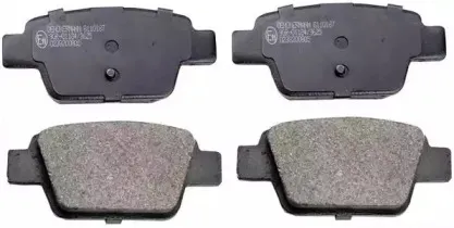 B110187 DENCKERMANN Комплект тормозных колодок, дисковый тормоз