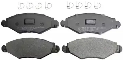 B110594 DENCKERMANN Комплект тормозных колодок, дисковый тормоз