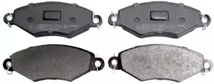 B110596 DENCKERMANN Комплект тормозных колодок, дисковый тормоз