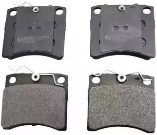 B110849 DENCKERMANN Комплект тормозных колодок, дисковый тормоз